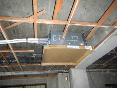 空調設備の設置